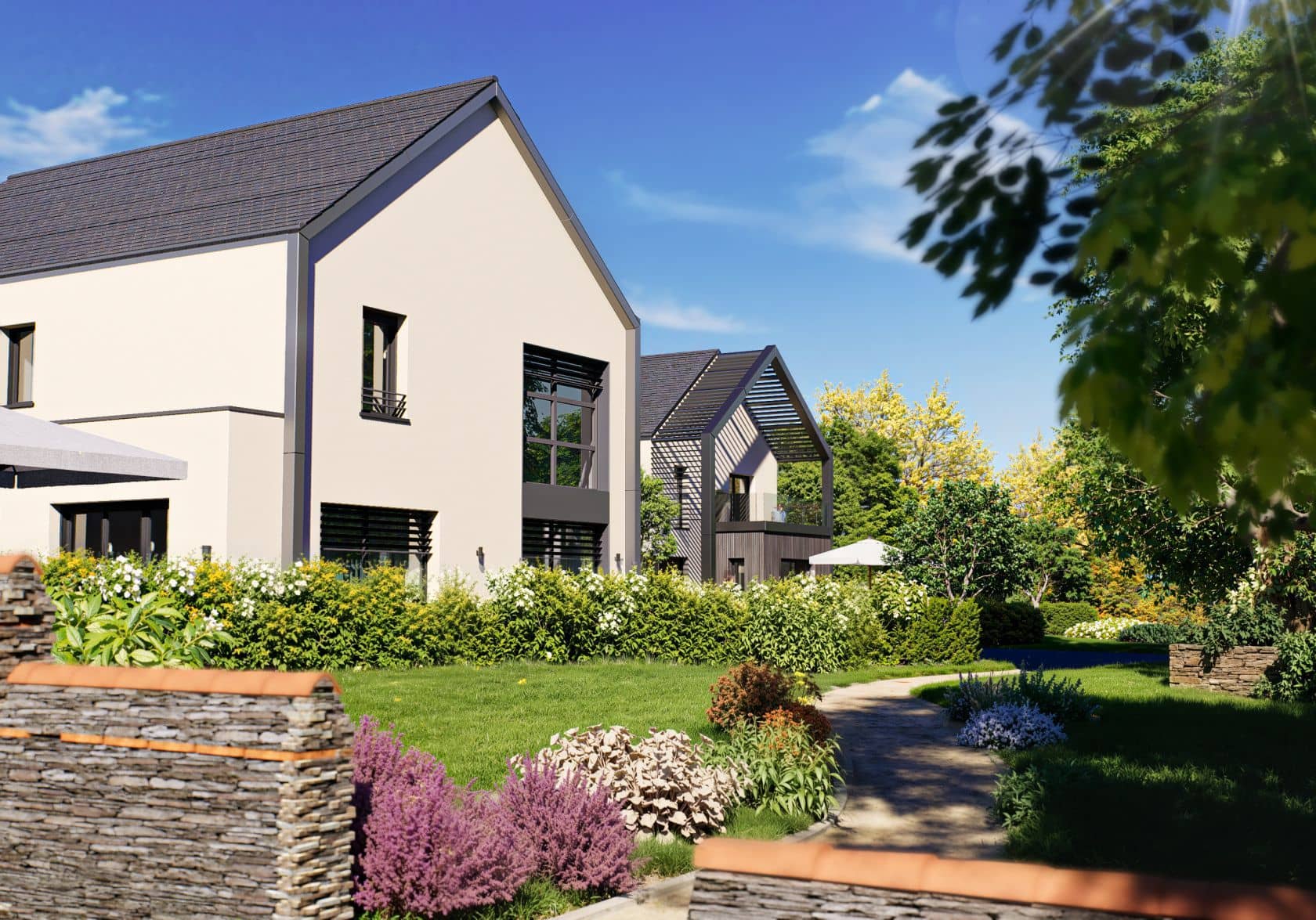 Maison neuve - Projet de construction d'une maison 127 m² avec terrain à JUIGNE-SUR-LOIRE (49) à JUIGNE-SUR-LOIRE (49), prix 346 400 €