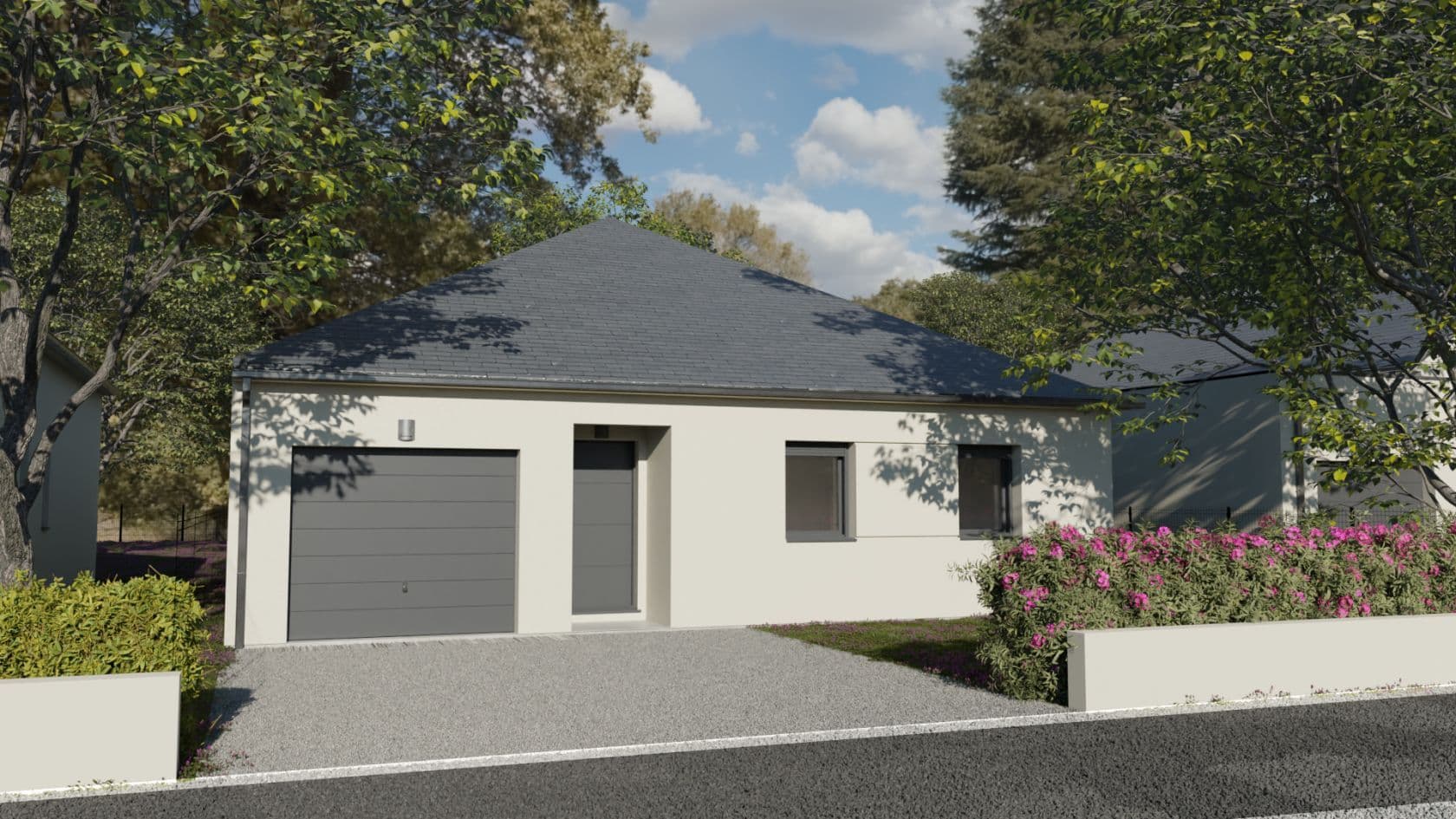 Maison neuve - Projet de construction d'une maison 103 m² avec terrain à CHAMPTOCE-SUR-LOIRE (49) à CHAMPTOCE-SUR-LOIRE (49), prix 220 000 €