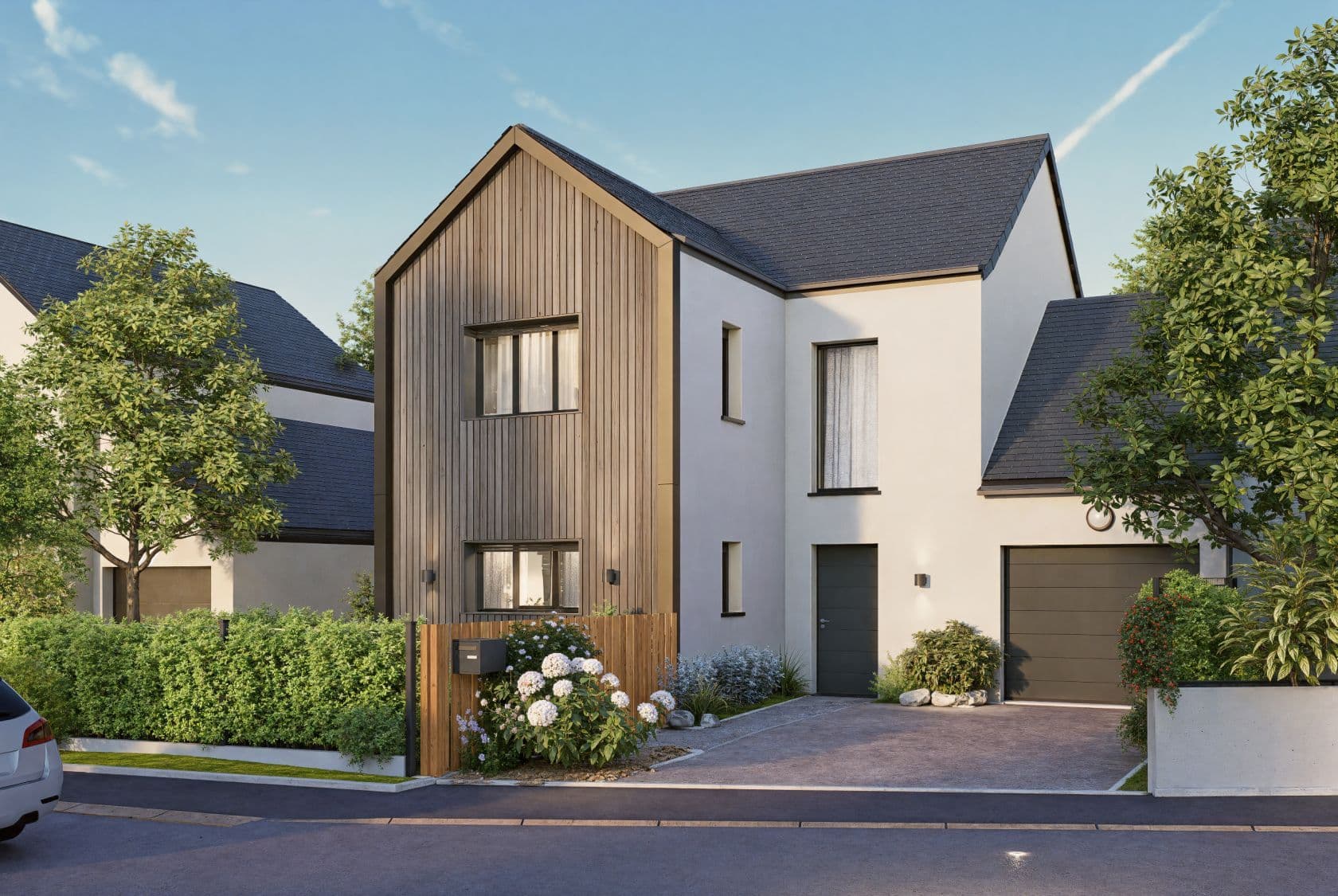 Maison neuve - Juigné sur Loire dans le quartier de prestige "Le Clos de Chasles" à JUIGNE-SUR-LOIRE (49), prix 313 000 €