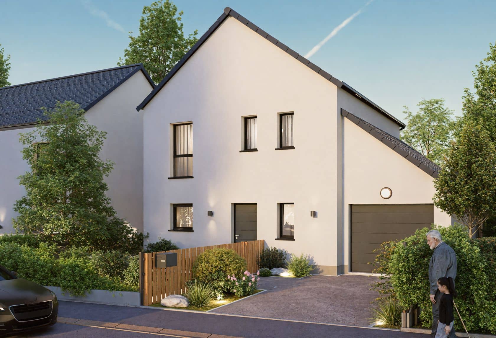 Maison neuve - Juigné sur Loire dans le quartier de prestige "Le Clos de Chasles" à JUIGNE-SUR-LOIRE (49), prix 278 000 €