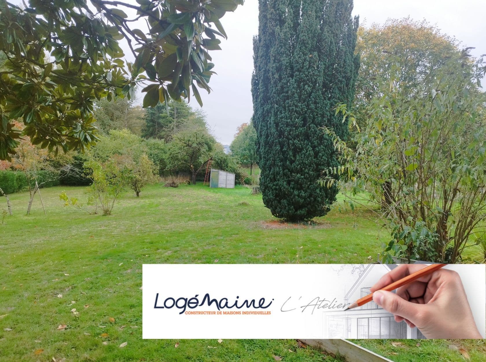 Terrain - Terrain à bâtir de 1500 m² à BOUCHEMAINE (49) à 8 ROUTE DE LA PIVERDIERE (49), prix 280 000 €