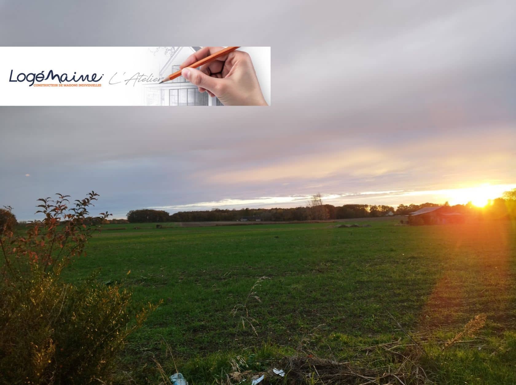 Terrain - Terrain à bâtir de 788 m² à SARRIGNE (49) à 28 RUE DES MOULINS (49), prix 95 000 €