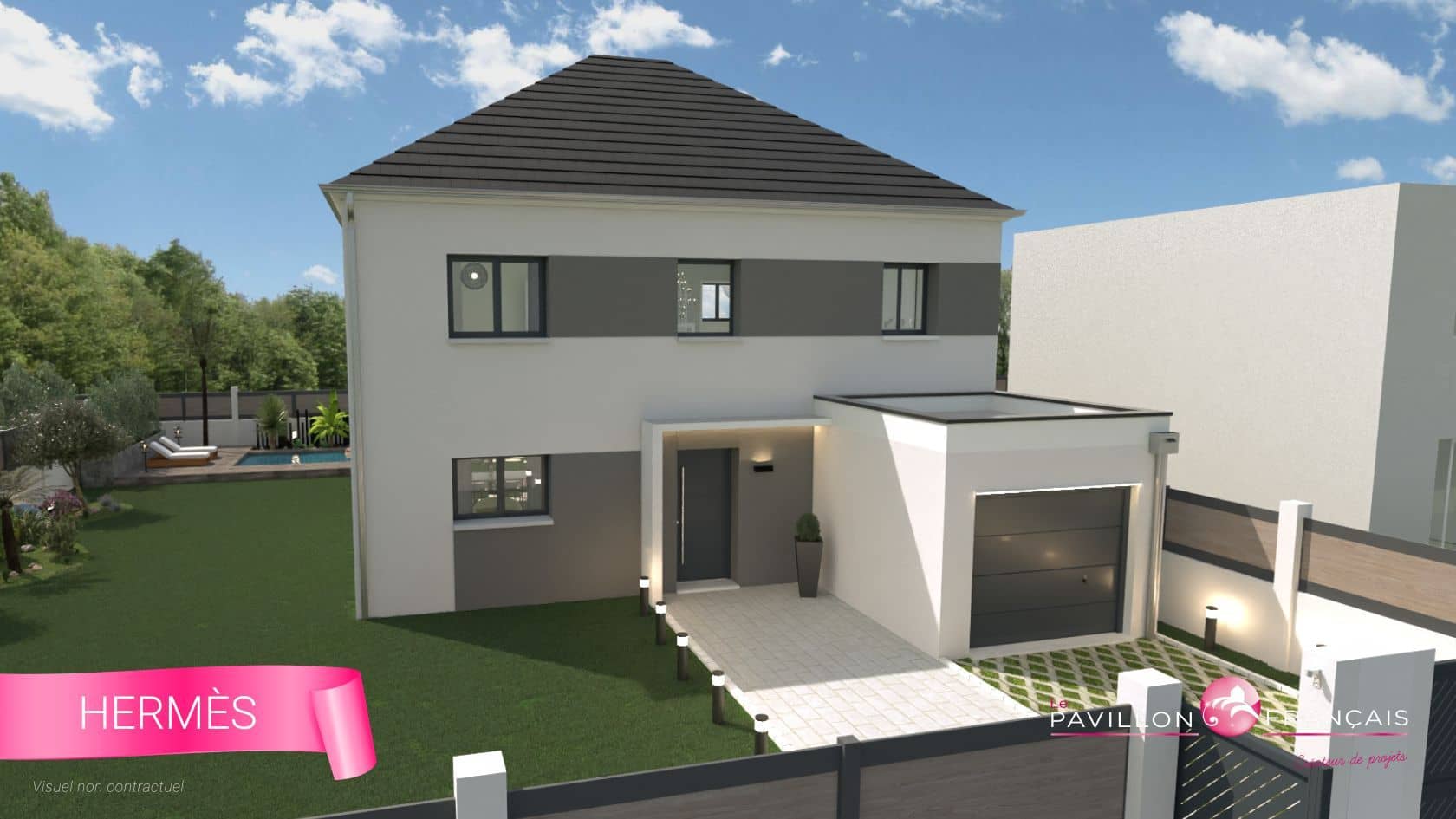 Maison neuve - Projet de construction d'une maison 127 m² avec terrain à ORGEVAL (78) à RUE DE (78), prix 210 671 €