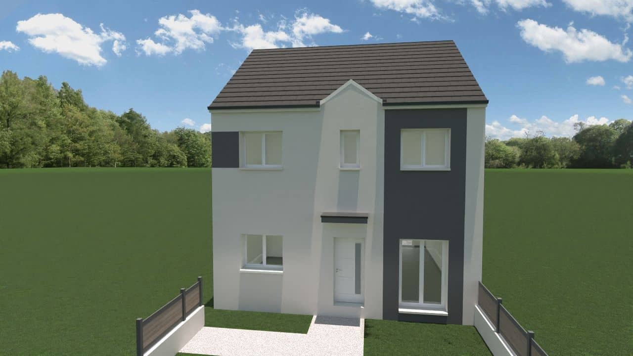 Maison neuve - Projet de construction d'une maison 116 m² avec terrain à CARRIERES-SUR-SEINE (78) à 111 RUE DU GENERAL LECLERC (78), prix 295 000 €