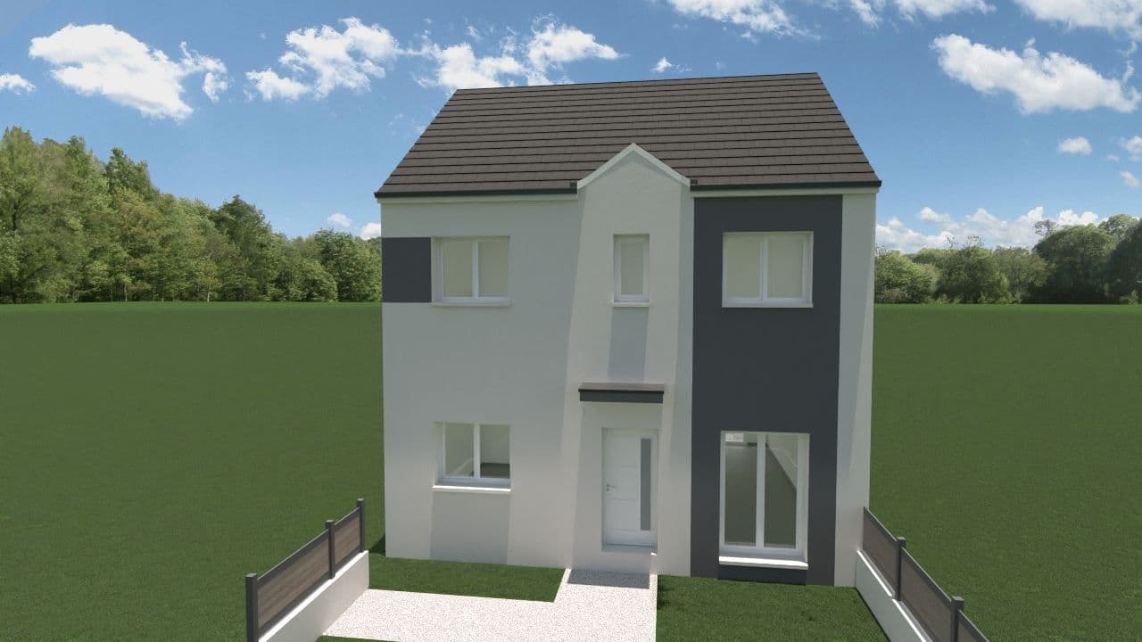 Maison neuve - Projet de construction d'une maison 116 m² avec terrain à CARRIERES-SUR-SEINE (78) à 111 RUE DU GENERAL LECLERC (78), prix 295 000 €