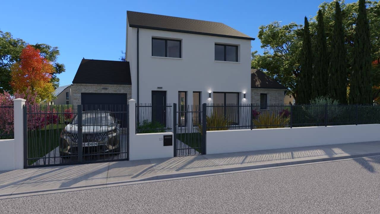 Maison neuve - Projet de construction d'une maison 122 m² avec terrain à CHAUMES-EN-BRIE (77) à CHAUMES-EN-BRIE (77), prix 260 000 €