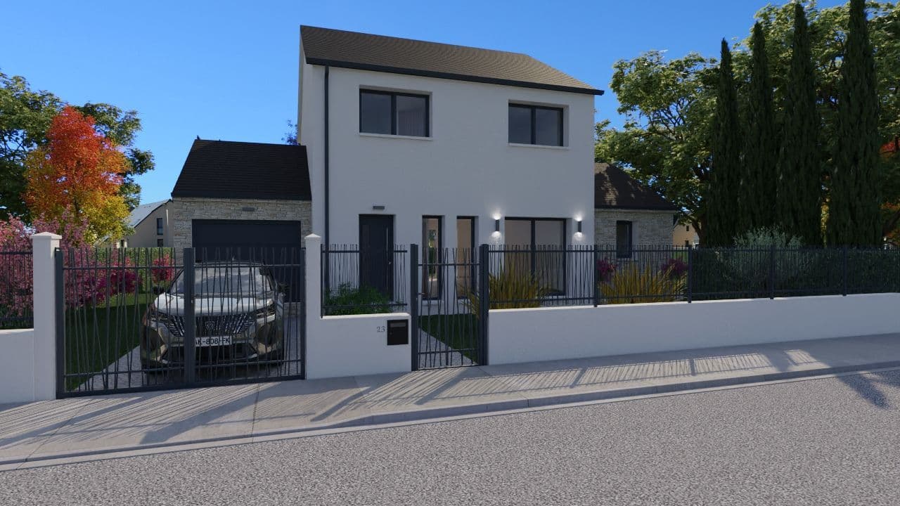 Maison neuve - Projet de construction d'une maison 122 m² avec terrain à CHAUMES-EN-BRIE (77) à CHAUMES-EN-BRIE (77), prix 260 000 €