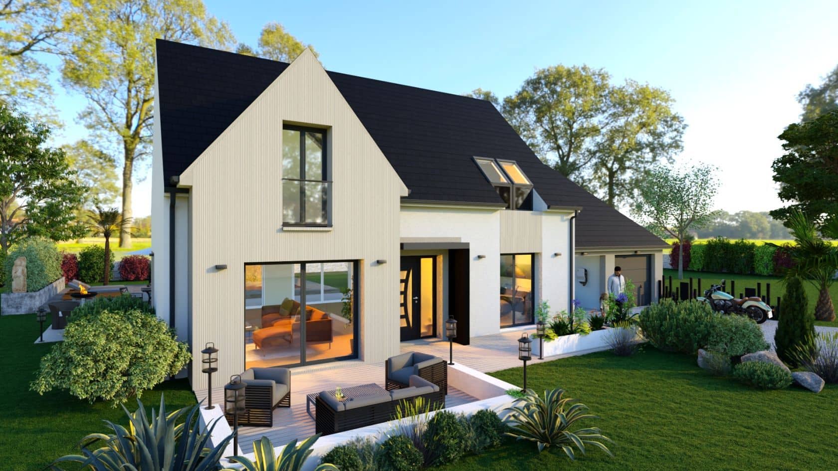 Maison neuve - Projet de construction d'une maison de 125 m² avec terrain à MARLES-EN-BRIE (77) à MARLES-EN-BRIE (77), prix 245 000 €