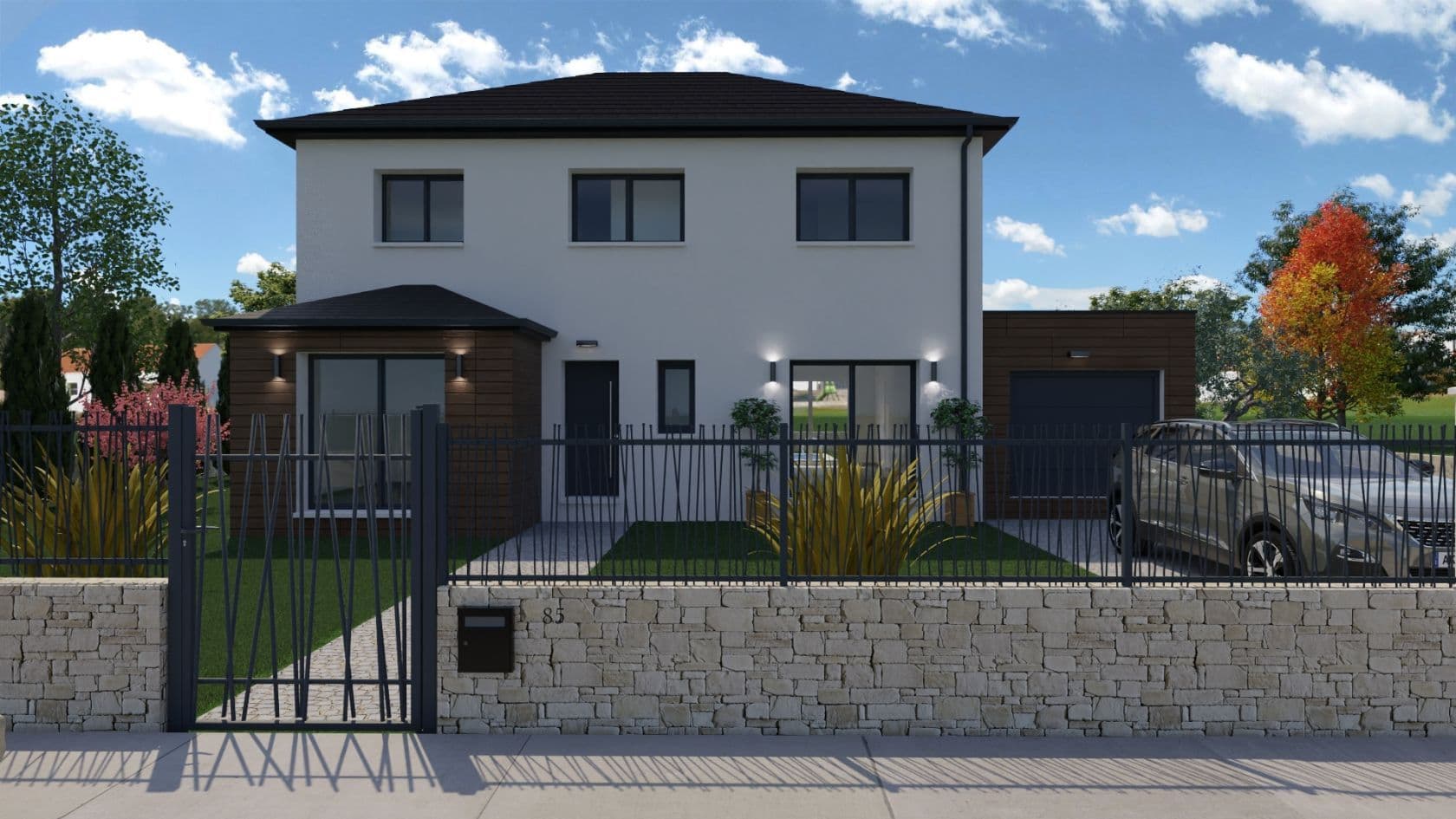 Maison neuve - Projet de construction d'une maison 142 m² avec terrain à BUSSY-SAINT-MARTIN (77) à BUSSY-SAINT-MARTIN (77), prix 270 000 €