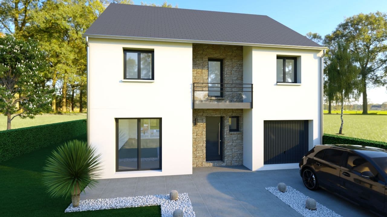 Maison neuve - Projet de construction 100% sur-mesure avec terrain à ARMENTIERES-EN-BRIE (77) à ARMENTIERES-EN-BRIE (77), prix 190 000 €