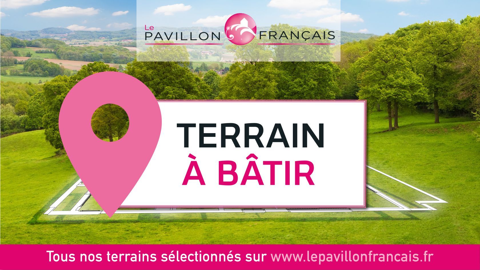 Terrain - Terrain à bâtir de 422 m² à LUZARCHES (95) à AVE DU MARECHAL JOFFRE (95), prix 176 000 €