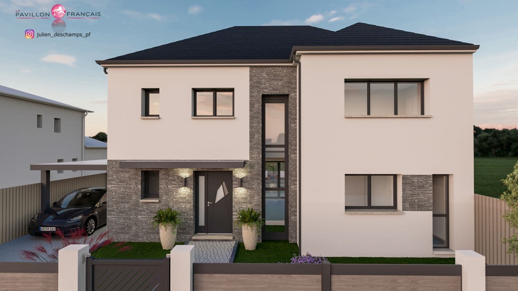 Maison neuve - Projet de construction d'une maison 150 m² avec terrain à LA CELLE-SAINT-CLOUD (78) à LA CELLE-SAINT-CLOUD (78), prix 260 000 €