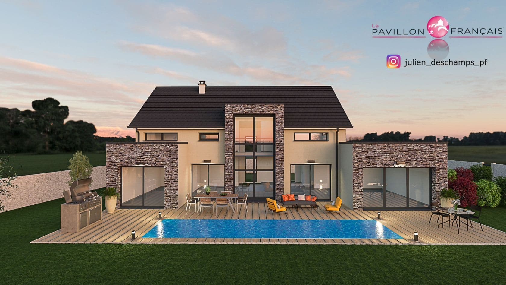 Maison neuve - Projet de construction d'une maison 200 m² avec terrain à BOUGIVAL (78) à BOUGIVAL (78), prix 550 000 €