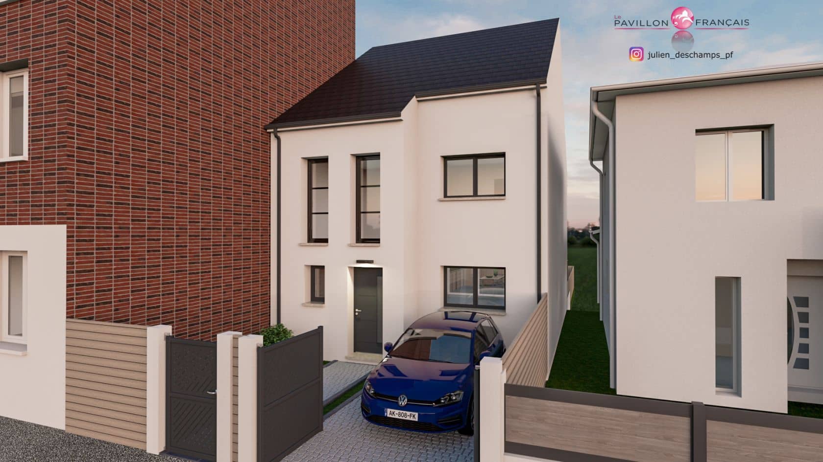 Maison neuve - Projet de construction d'une maison 120 m² avec terrain à HOUILLES (78) à HOUILLES (78), prix 240 000 €