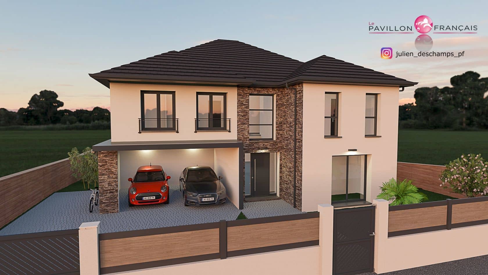 Maison neuve - Projet de construction d'une maison 180 m² avec terrain à LE MESNIL-LE-ROI (78) à LE MESNIL-LE-ROI (78), prix 450 000 €