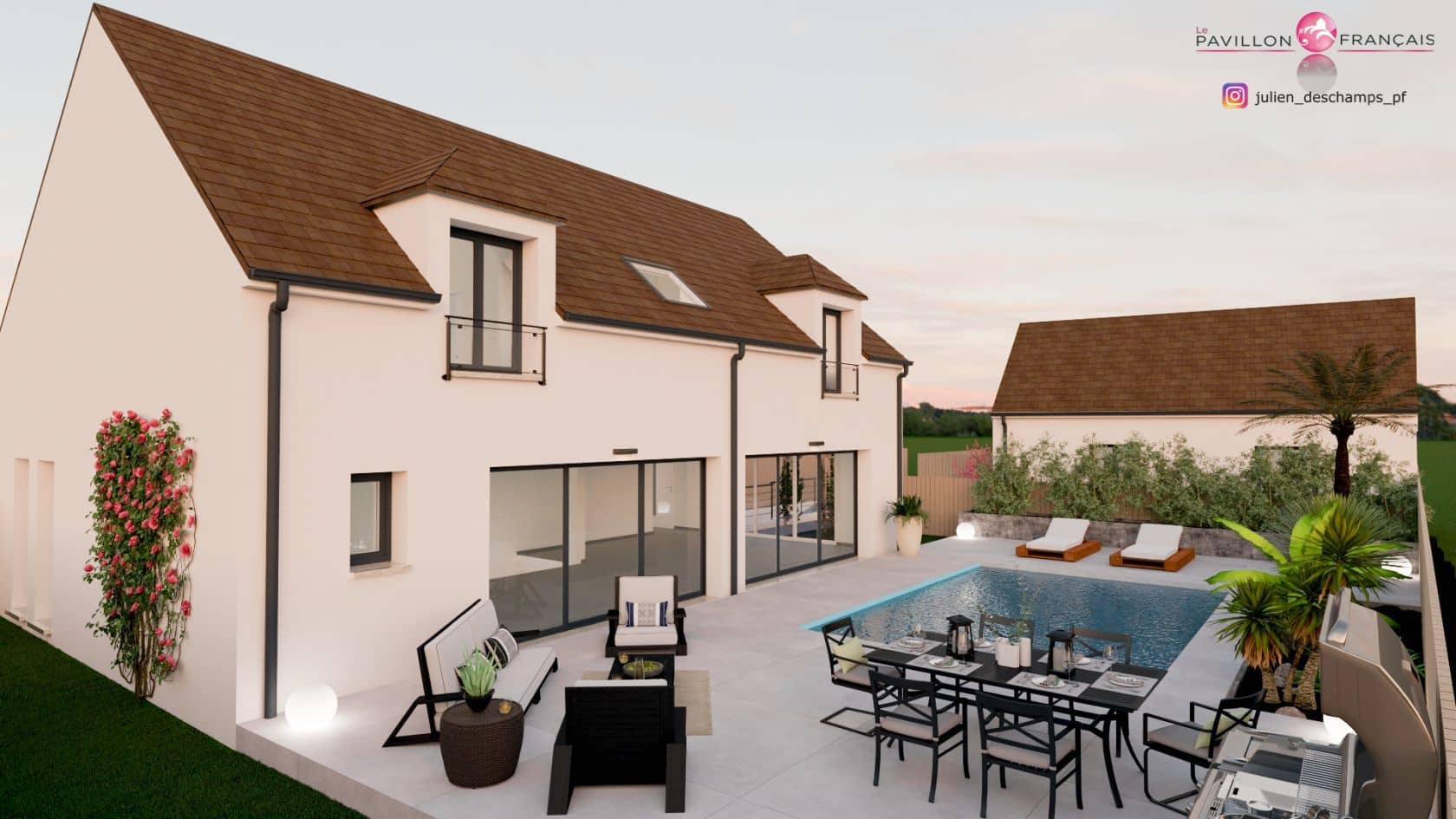 Maison neuve - Projet de construction d'une maison 140 m² avec terrain à VERNOUILLET (78) à VERNOUILLET (78), prix 260 000 €