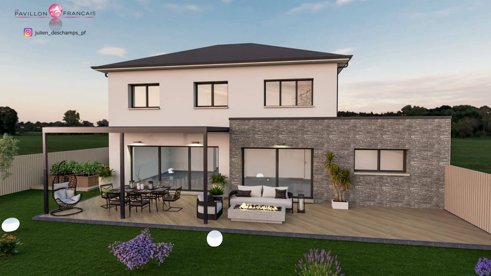 Maison neuve - Projet de construction d'une maison 150 m² avec terrain à ORGEVAL (78) à ORGEVAL (78), prix 320 000 €