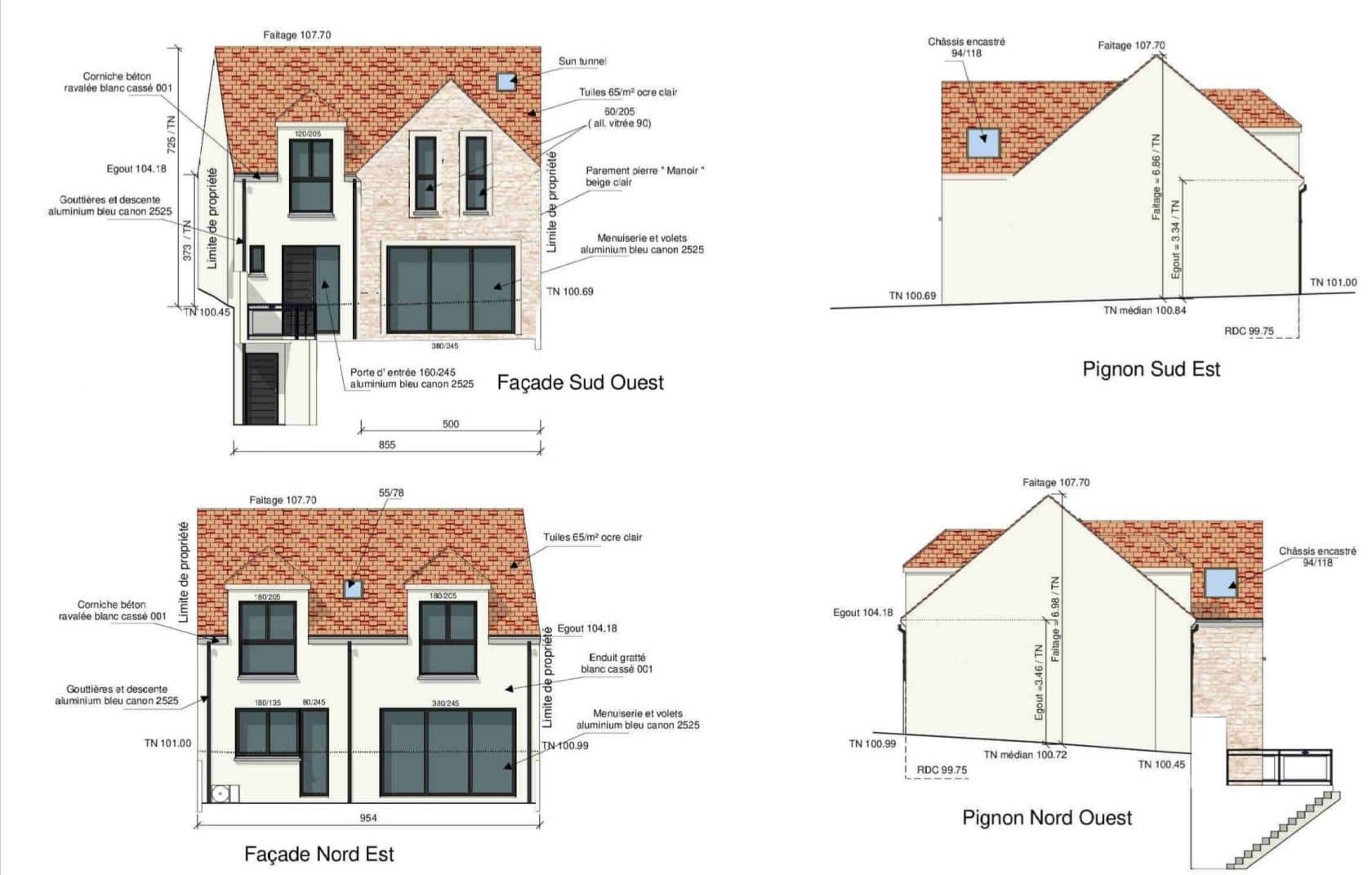 Maison neuve - Projet de construction d'une maison 118.89 m² avec terrain à NOISY-LE-ROI (78) à NOISY-LE-ROI (78), prix 350 000 €