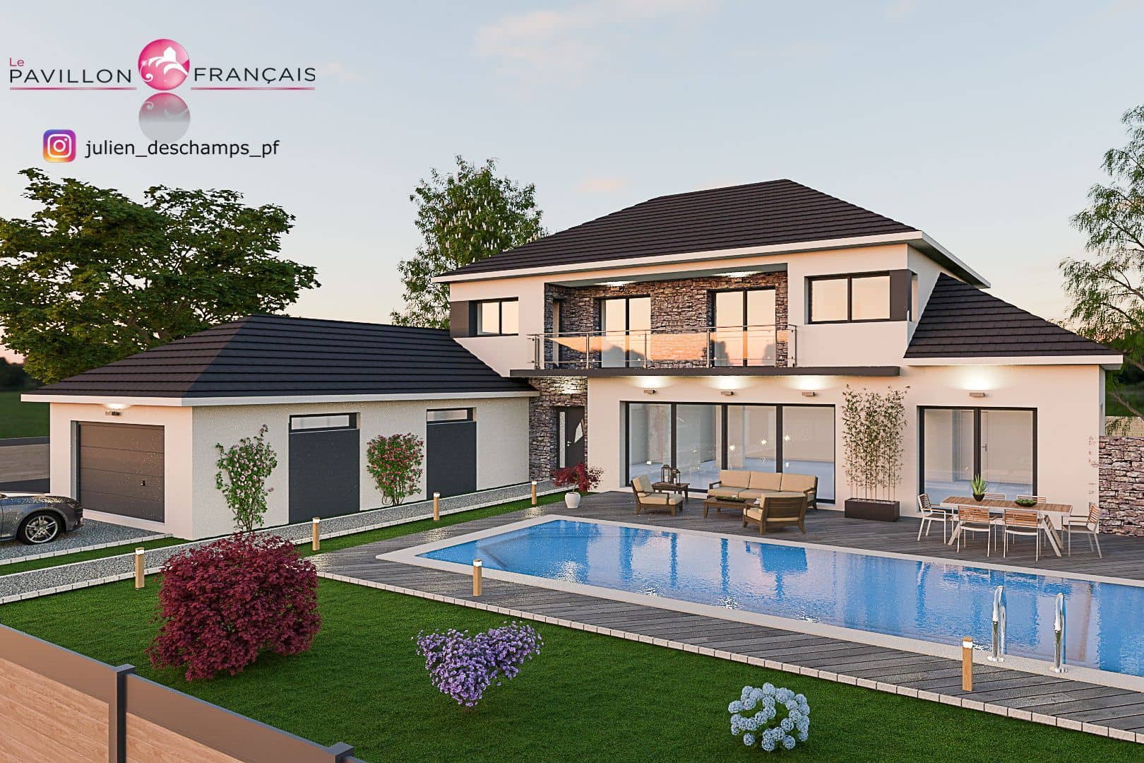Maison neuve - Projet de construction d'une maison 200 m² avec terrain à THOIRY (78) à THOIRY (78), prix 520 000 €