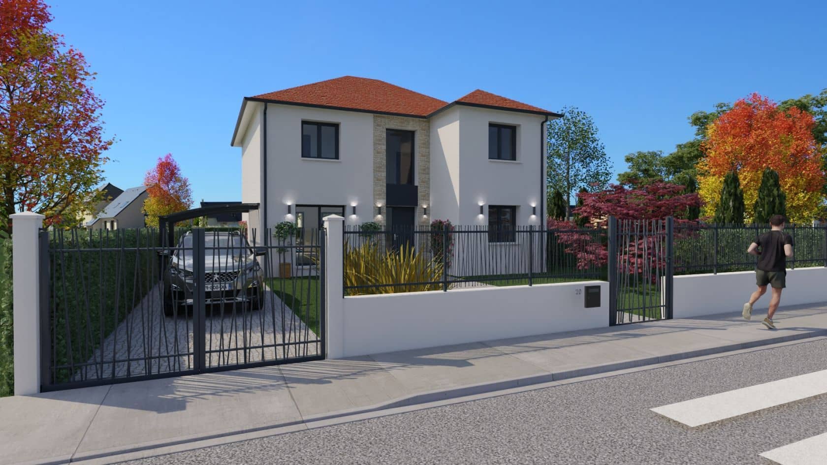 Maison neuve - Projet de construction d'une maison 150 m² avec terrain à NOISY-LE-GRAND (93) à 11 rue saint arnaud (93), prix 300 000 €