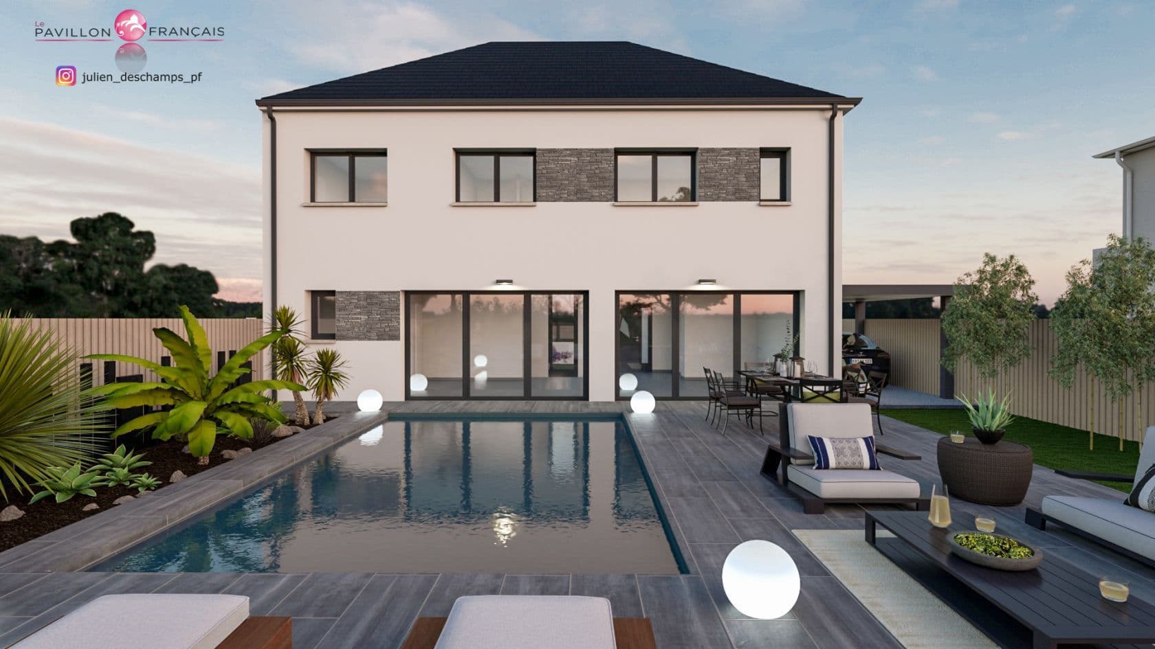 Maison neuve - Projet de construction d'une maison 180 m² avec terrain à GUYANCOURT (78) à GUYANCOURT (78), prix 240 000 €