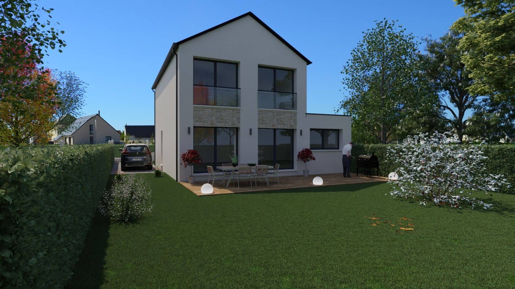 Maison neuve - Projet de construction d'une maison 140 m² avec terrain à NOISY-LE-GRAND (93) à 11 RUE MARTHE (93), prix 280 000 €