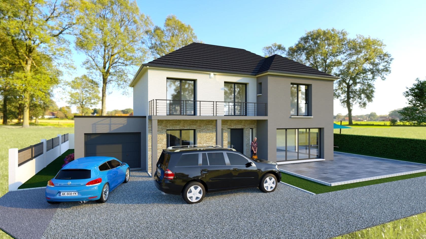 Terrain - Terrain à bâtir de 354 m² à AUBERGENVILLE (78) à 9 RUE de l'Yser (78), prix 199 000 €