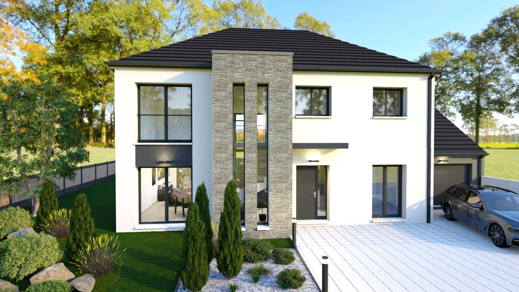 Terrain - Terrain à bâtir de 497 m² à DAMMARTIN-EN-SERVE (78) à Rue des vignes blanches (78), prix 105 000 €