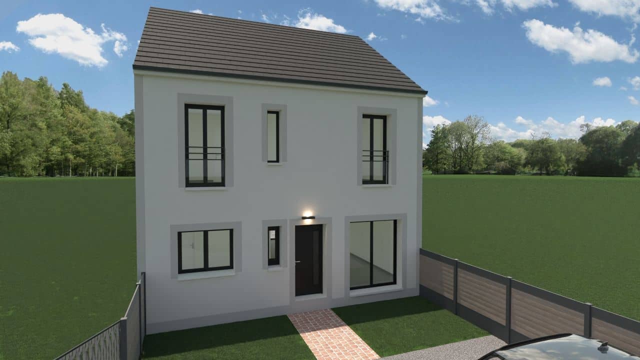 Terrain - Terrain à bâtir de 399 m² à DAMMARTIN-EN-SERVE (78) à Rue des vignes blanches (78), prix 95 000 €