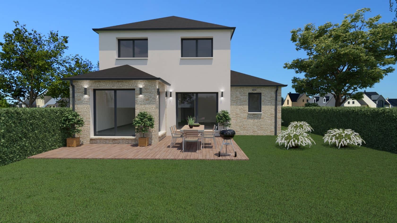 Maison neuve - Projet de construction d'une maison 125 m² avec terrain à BOULEURS (77) à BOULEURS (77), prix 250 000 €