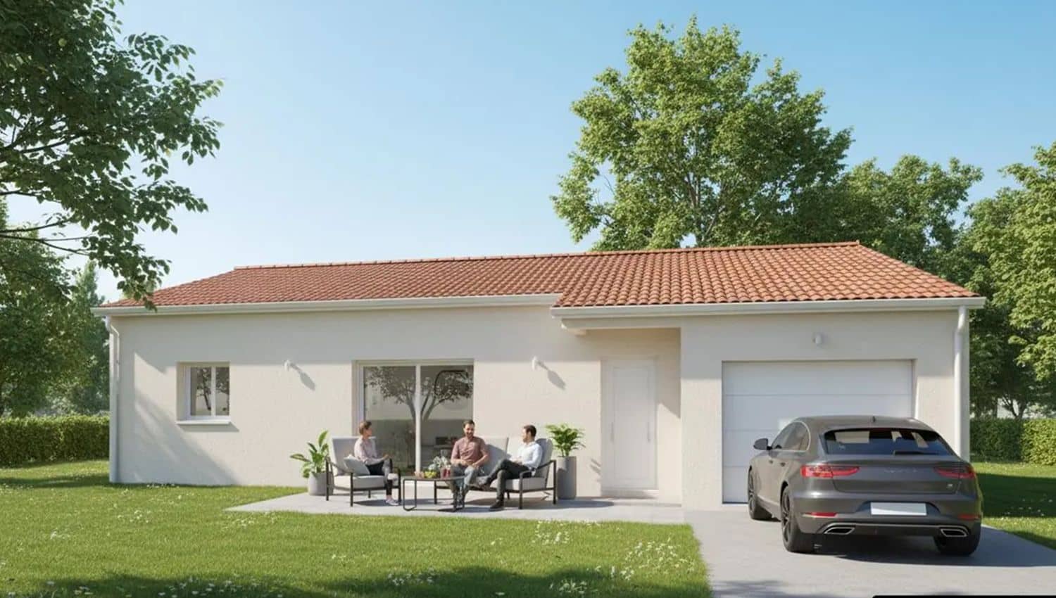 Maison neuve - Maison 84 m² avec terrain à AUBIERE (63) à AUBIERE, prix 97 270 €
