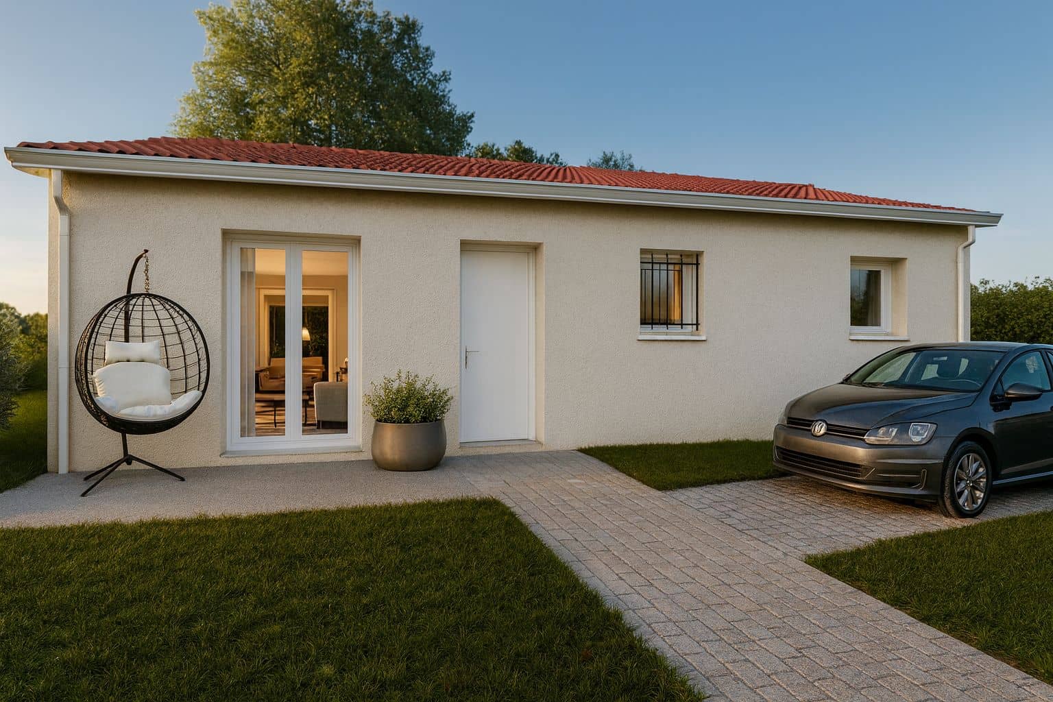 Maison neuve - Maison 73 m² avec terrain à AUBIERE (63) à AUBIERE, prix 75 550 €