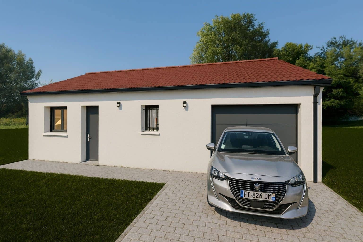 Maison neuve - Maison 49 m² avec terrain à AUBIERE (63) à AUBIERE, prix 93 700 €