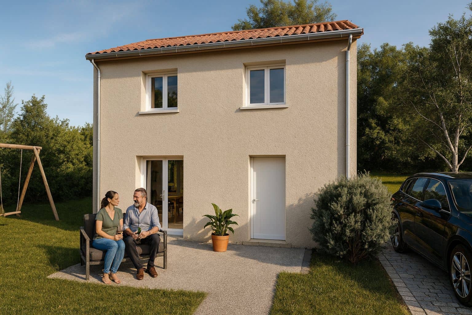 Maison neuve - Maison 90 m² avec terrain à AUBIERE (63) à AUBIERE, prix 85 880 €