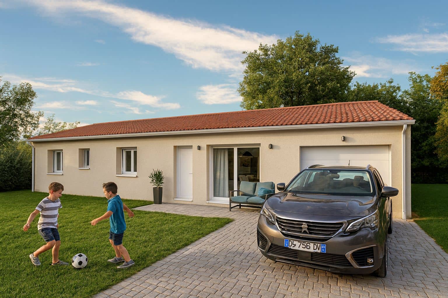 Maison neuve - Maison 103 m² avec terrain à AUBIERE (63) à AUBIERE, prix 96 190 €