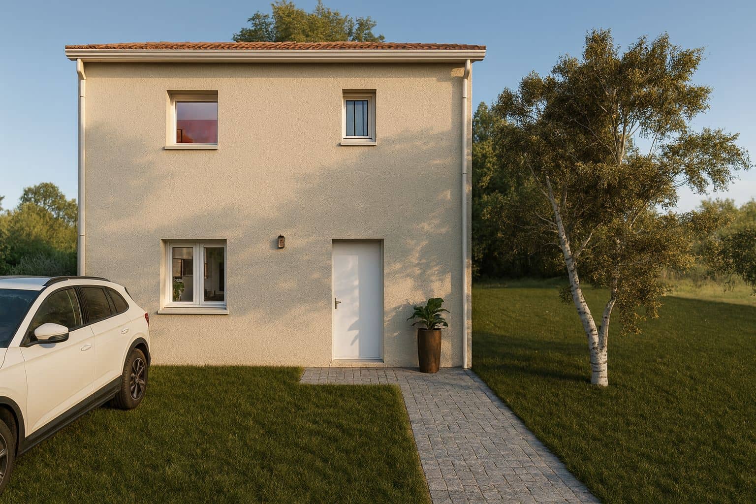 Maison neuve - Maison 85 m² avec terrain à AUBIERE (63) à AUBIERE, prix 78 660 €