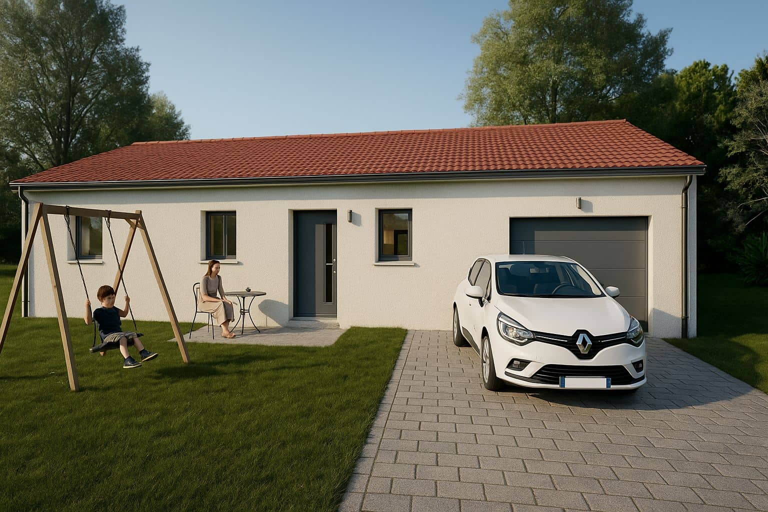 Maison neuve - Maison 77 m² avec terrain à AUBIERE (63) à AUBIERE, prix 88 960 €