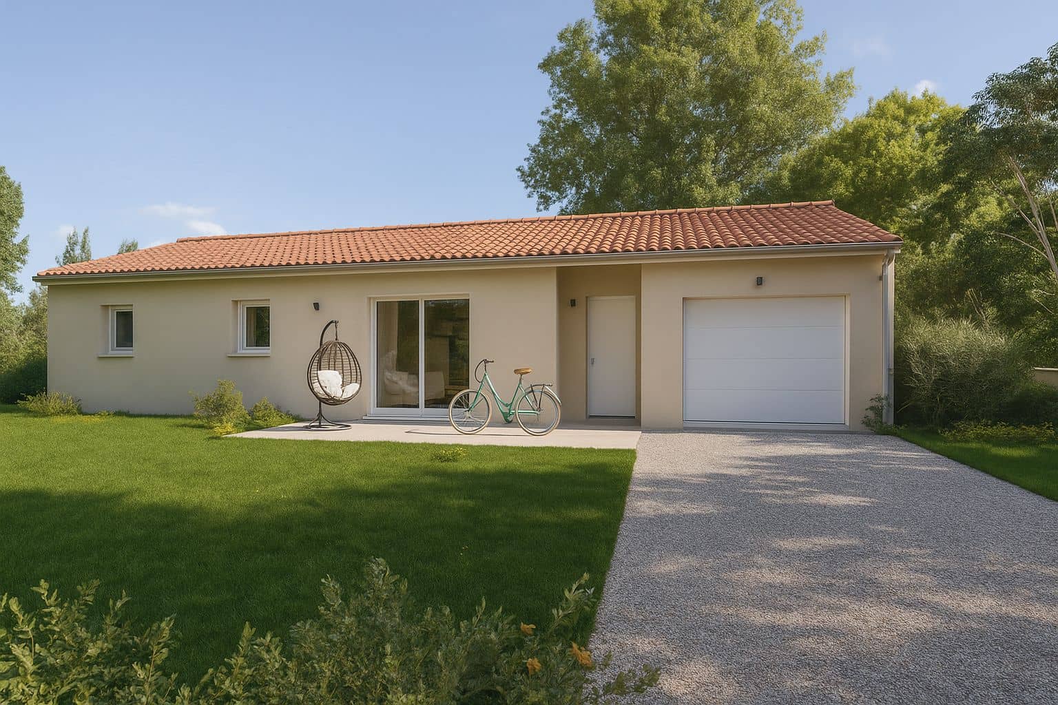 Maison neuve - Maison 102 m² avec terrain à AUBIERE (63) à AUBIERE, prix 102 950 €